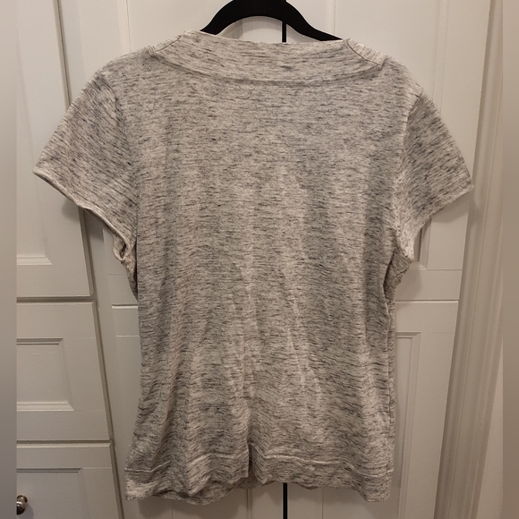 Maurices size XL grey surplice shirt - Picture 3 of 7